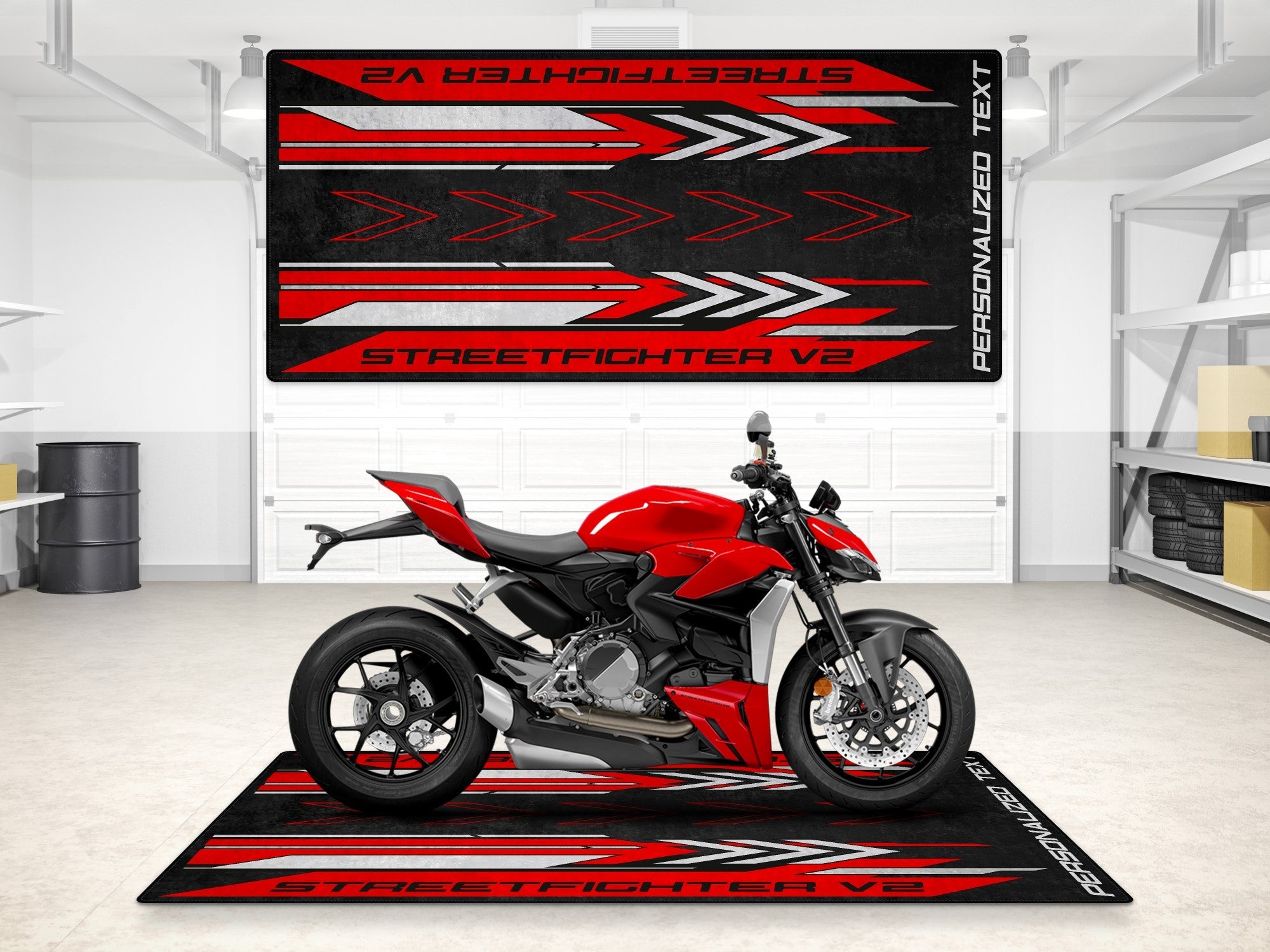 MPM Motorcycle Mat for Ducati Streetfighter V2 - MM7258