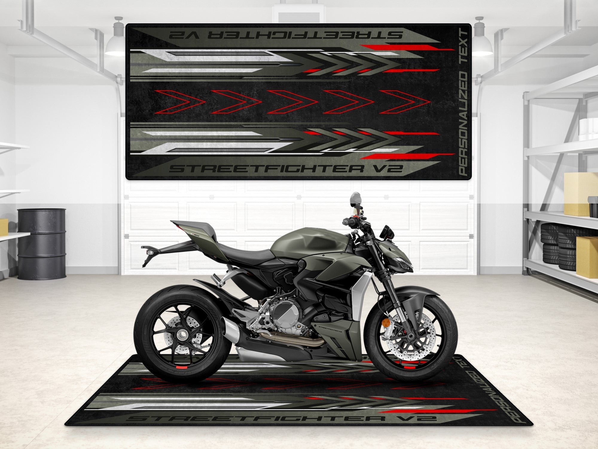 MPM Motorcycle Mat for Ducati Streetfighter V2 - MM7258