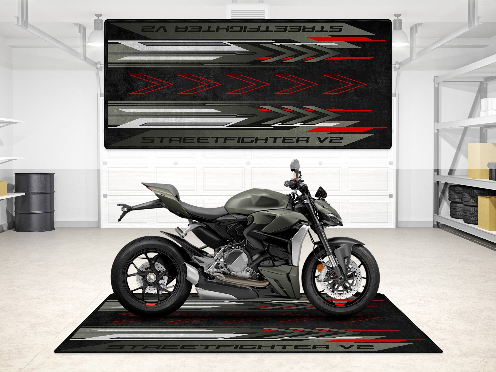 MPM Motorcycle Mat for Ducati Streetfighter V2 - MM7258
