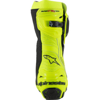 ALPINESTARS Supertech R Vented Boots - Fluorescent Yellow/Black - US 9.5 / EU 44 2220121-551-44