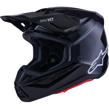 ALPINESTARS SM7 Helmet - Solid - Gloss Black - Medium 8301426-1180-M