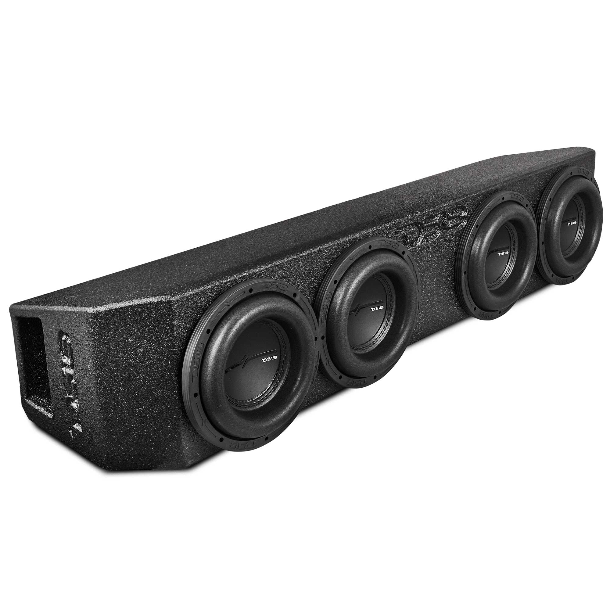 2018-2026 Jeep Gladiator Quadruple 8” Ported Subwoofer Under Seat Enclosure with Amplifier