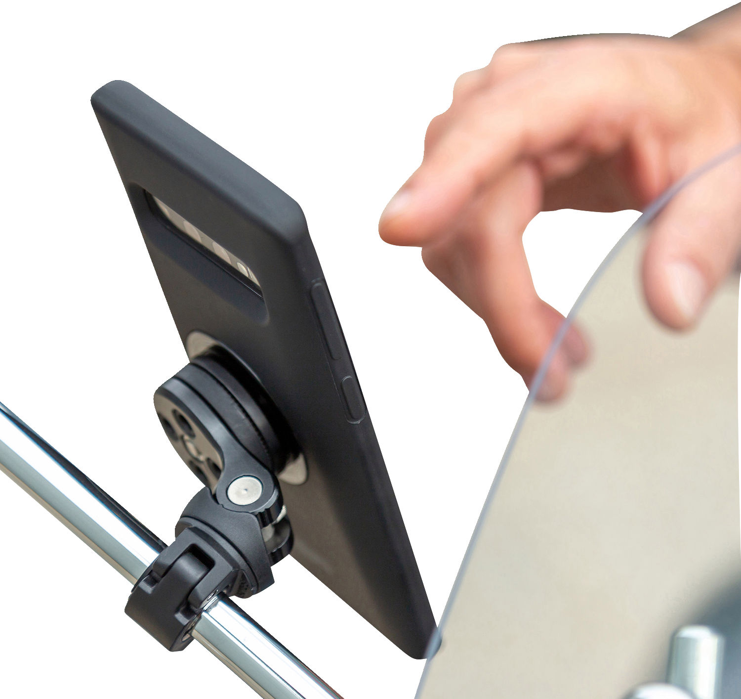 SP CONNECT Phone Mount - Pro - Mirror - Black 53233