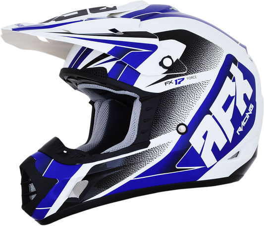 AFX FX-17 Helmet - Force - Pearl White/Blue - XS 0110-5237