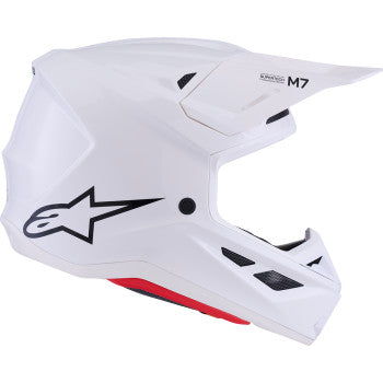 ALPINESTARS SM7 Helmet - Solid - Gloss White - Small 8301426-2180-S