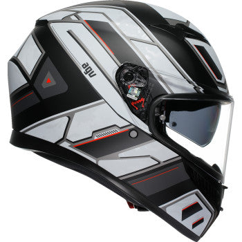 AGV K3 Helmet - Rivia - Matte Black/White - Medium 2118381004-019-M