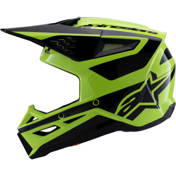ALPINESTARS SM3 Helmet - Heat - Gloss Yellow Fluo/Black - XS 8301026-5011-XS