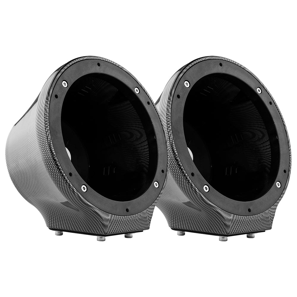 6.5” Universal Flat Mount Kick Panel Speaker Pod – Jet Skis, Jeeps, Motorcycles – RGB LED Lights