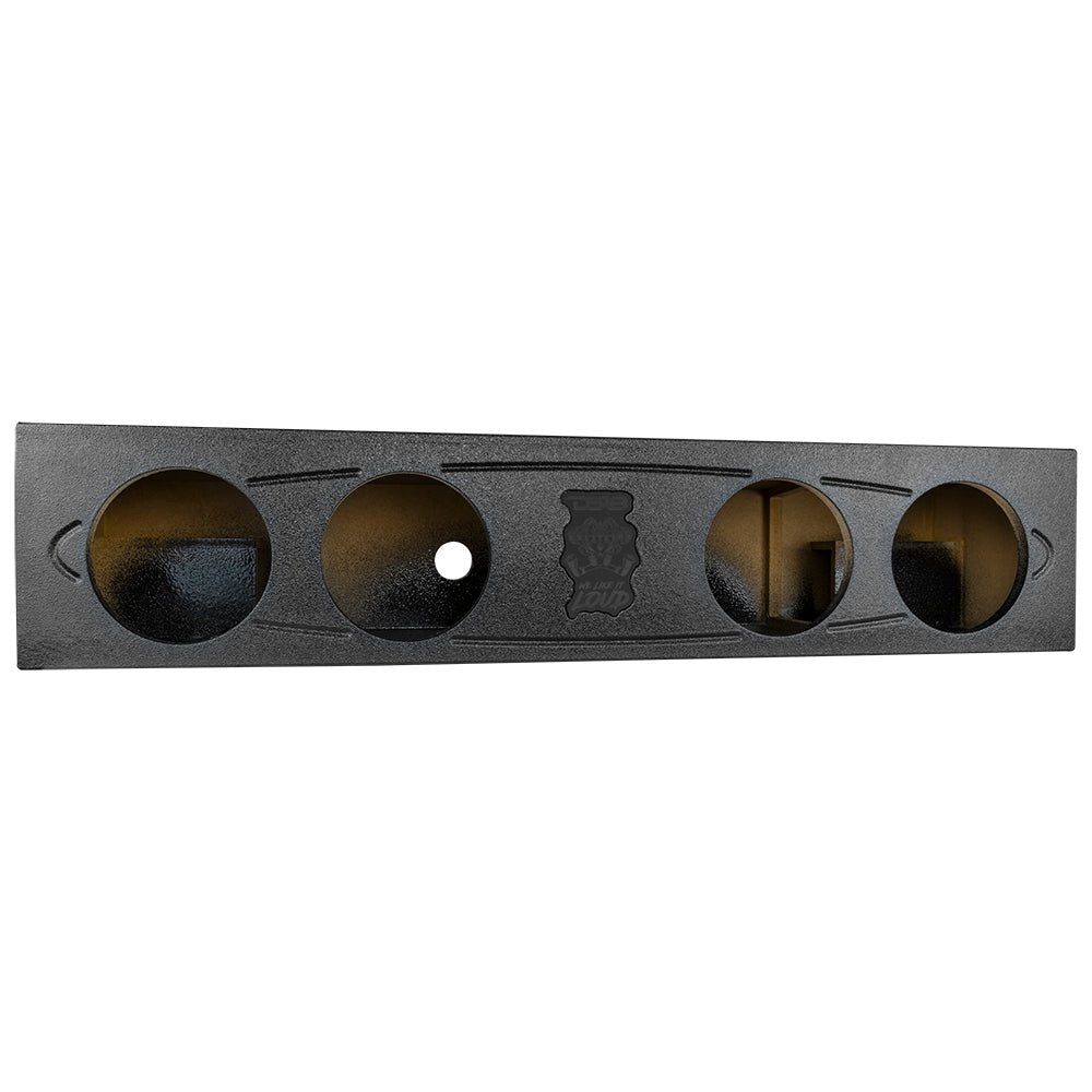 Quad 8" Ported Subwoofer Enclosure For DODGE 4 Door Crew Cab 19-23