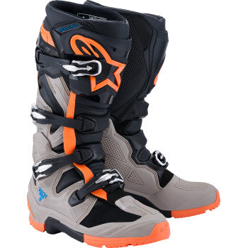ALPINESTARS Tech 7 Enduro Boots - Black/Light Gray/Bright Red - US 6 2010426-1562-6