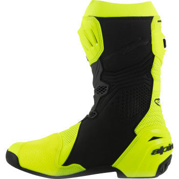 ALPINESTARS Supertech R Vented Boots - Fluorescent Yellow/Black - US 6 / EU 39 2220121-551-39