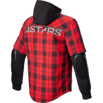 ALPINESTARS MO.ST.EQ Tartan Jacket - Red/Black - XL 4300424-3136-XL