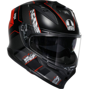 AGV K7 Helmet - Kyber - Matte Black/Red - Medium 0101-17978