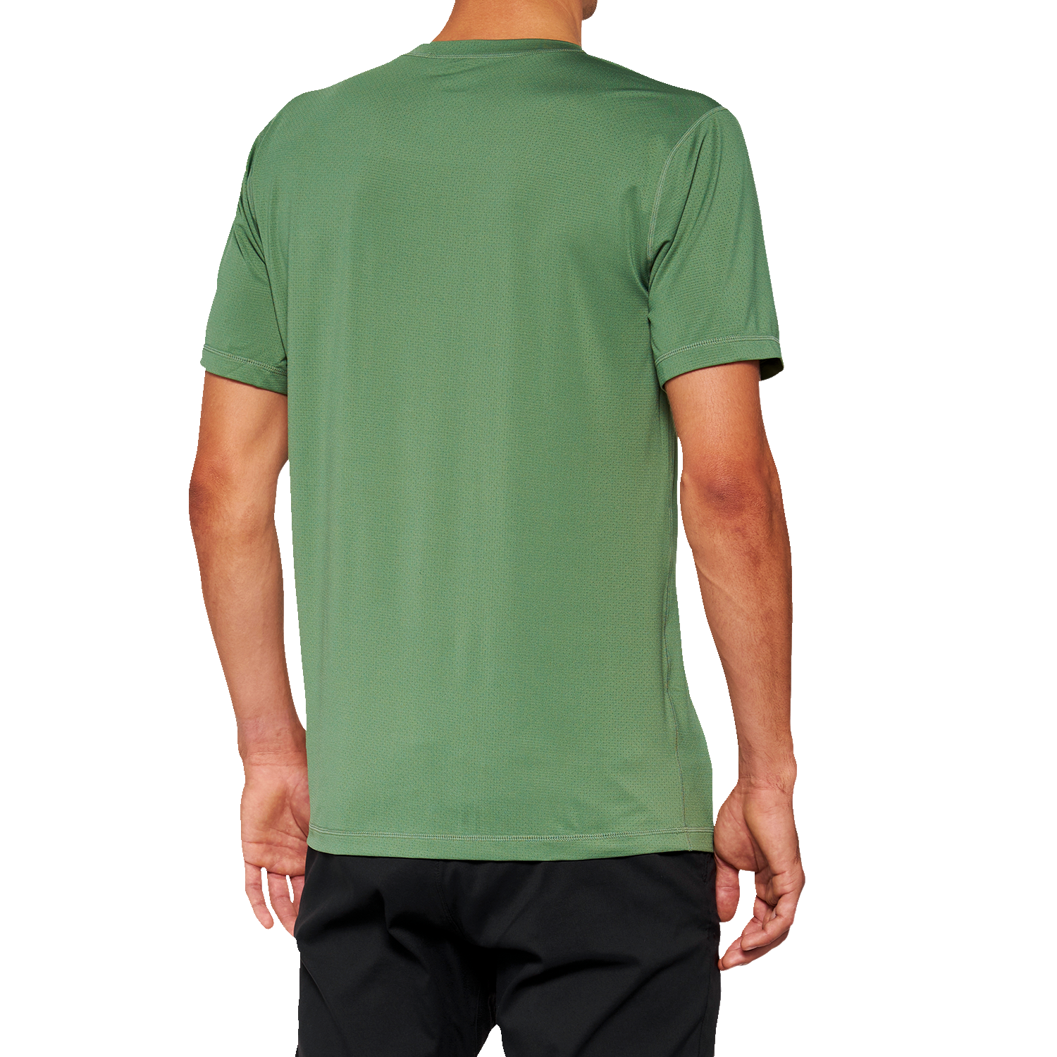 100% Mission Athletic T-Shirt - Olive - XL 20014-00018