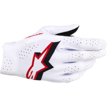 ALPINESTARS Supertech MX Gloves - White/Black/Fire Red - 3XL 3560526-2063-3X