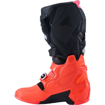 ALPINESTARS Tech 7 Boots - Black/Fluorescent Red/Fluorescent Pink - US 13 / EU 48 2012025-1576-13