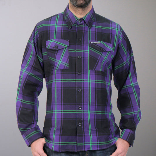 FLM2011 Men's 'Voodoo' Flannel Long Sleeve Shirt