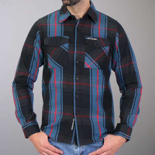 FLM2012 Men's 'Long Sleeve The King' Flannel Long Sleeve Shirt