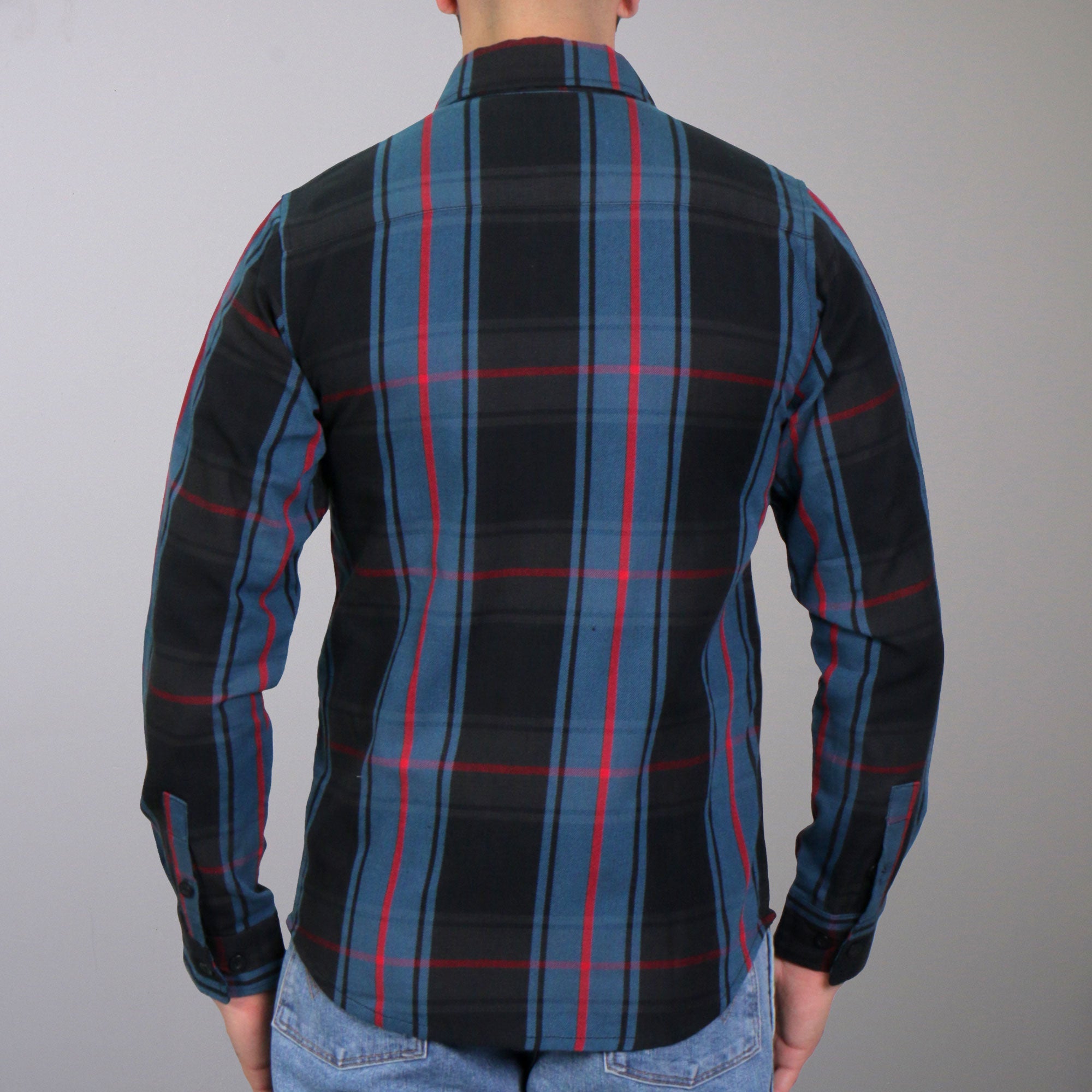 FLM2012 Men's 'Long Sleeve The King' Flannel Long Sleeve Shirt