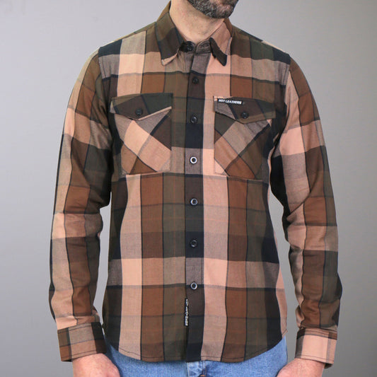 FLM2013 Men's 'Sidewinder' Flannel Long Sleeve Shirt