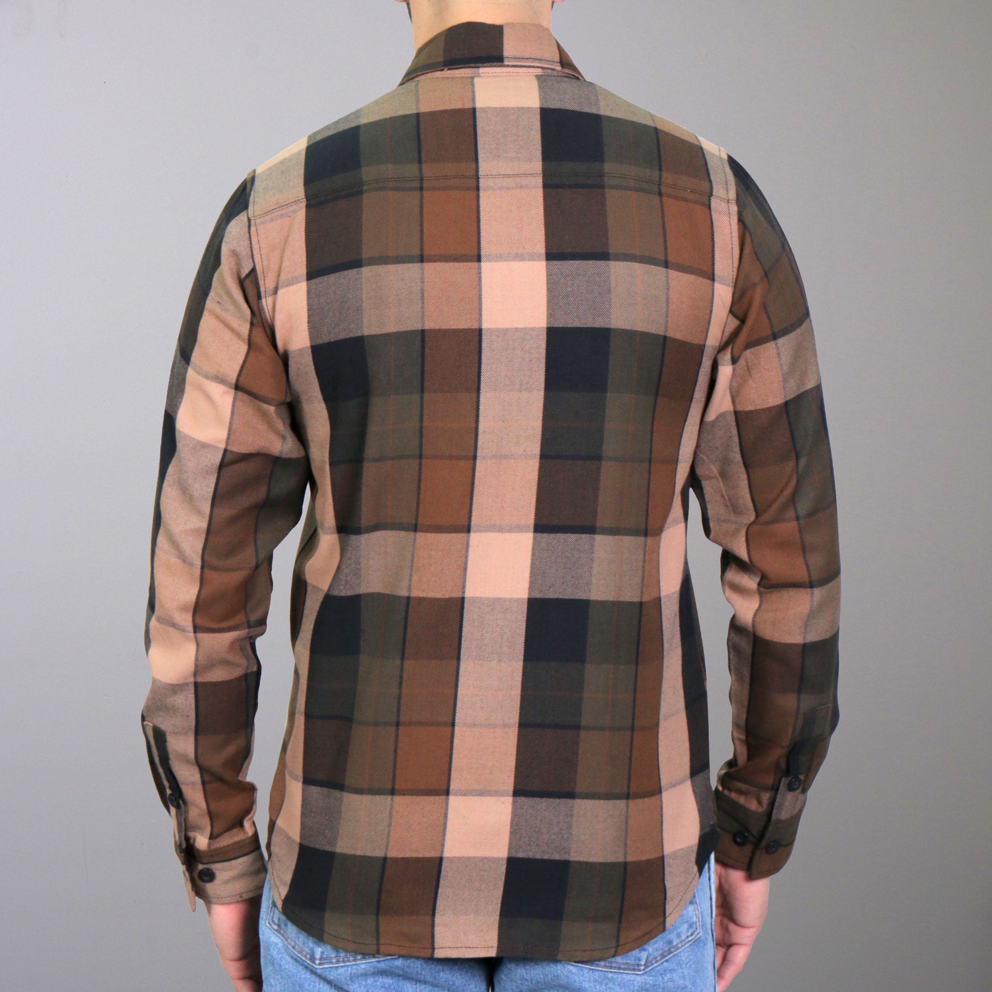 FLM2013 Men's 'Sidewinder' Flannel Long Sleeve Shirt