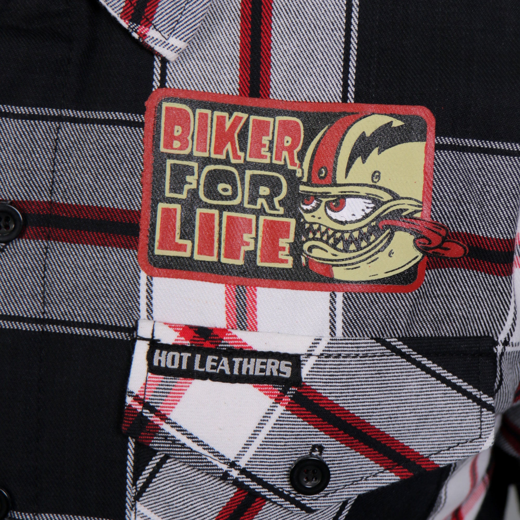 FLM2104 Men's 'Bobber Monster' Flannel Long Sleeve Shirt