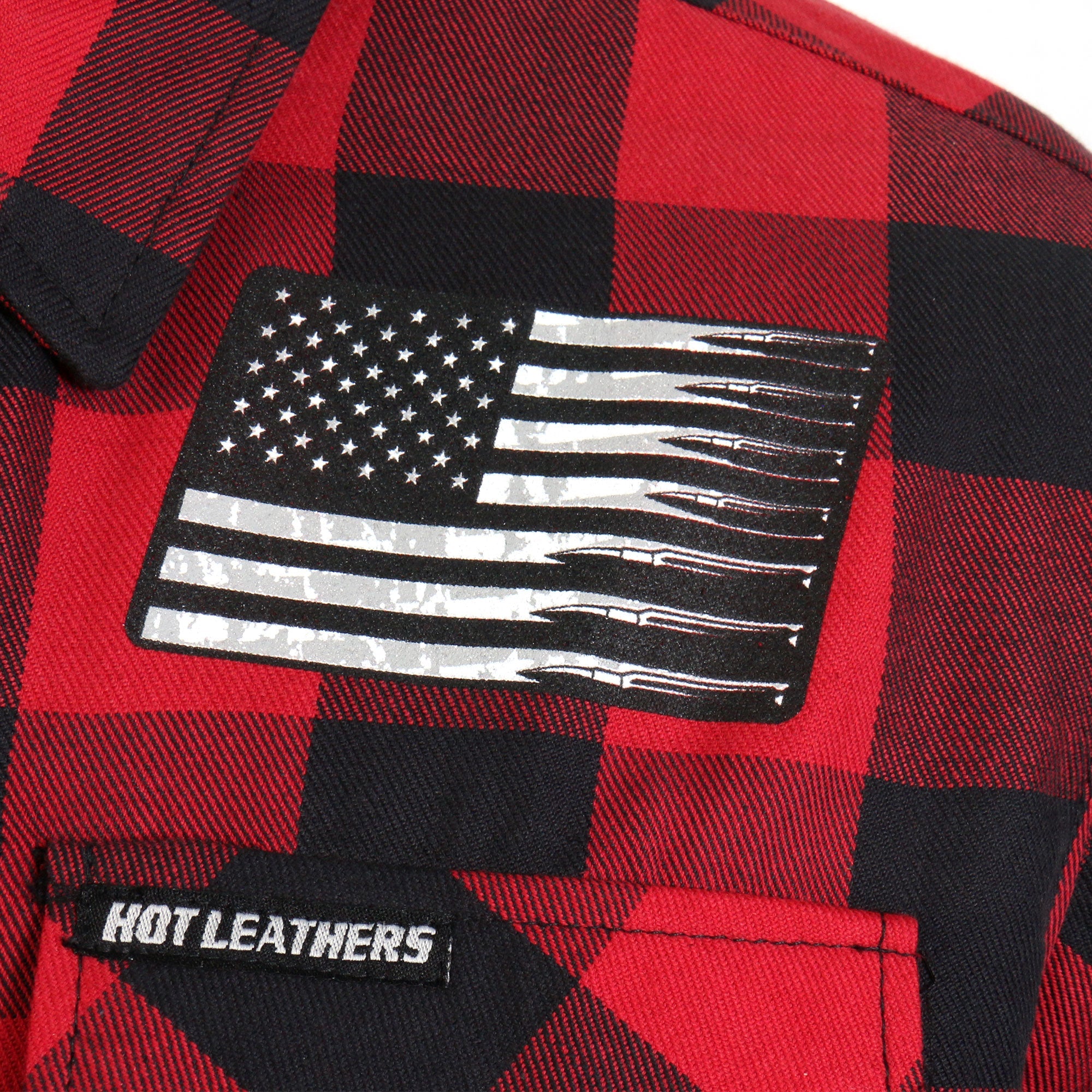 FLM2110 Men's 'Bullets' Flannel Long Sleeve Shirt