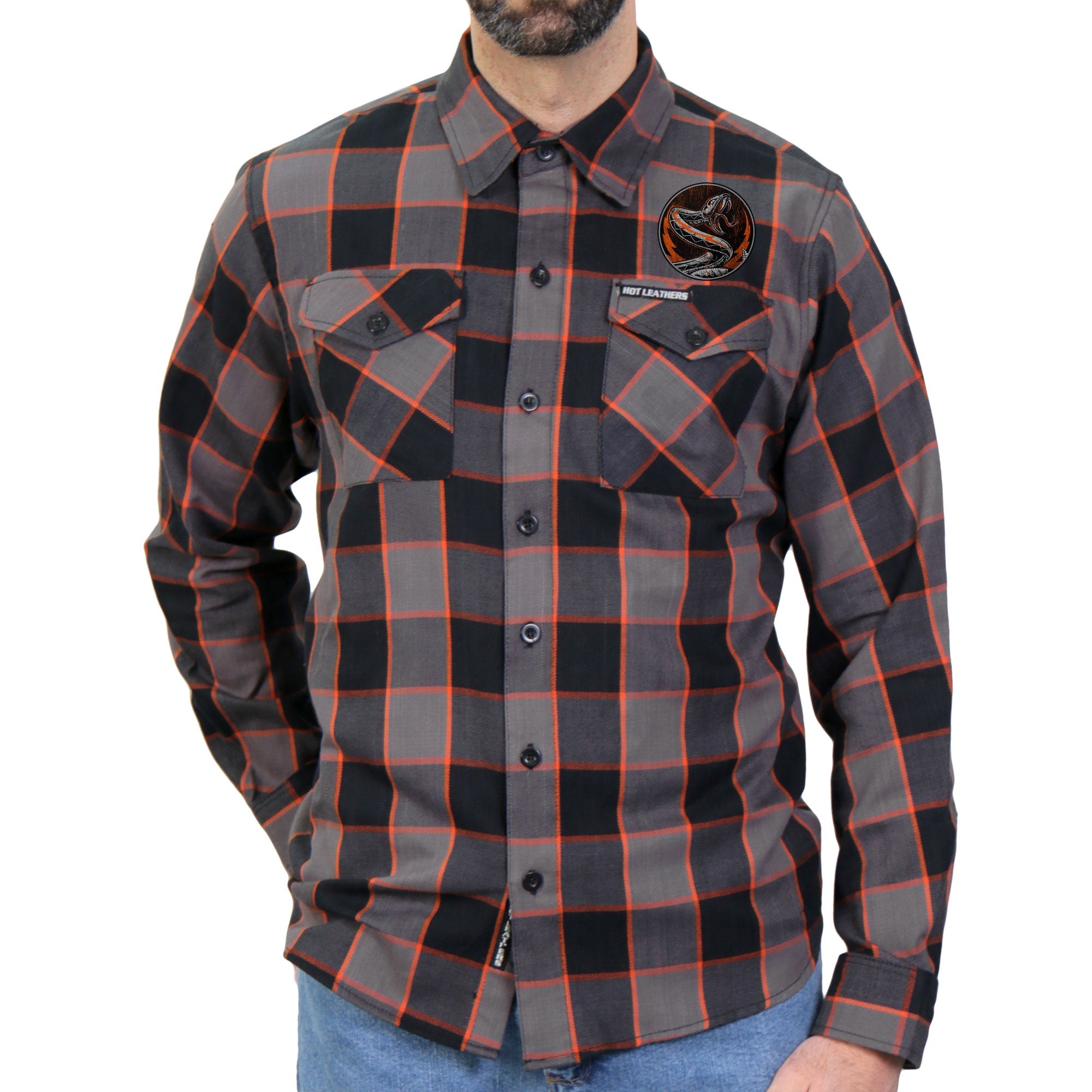 FLM2111 Men's 'Rattler' Flannel Long Sleeve Shirt
