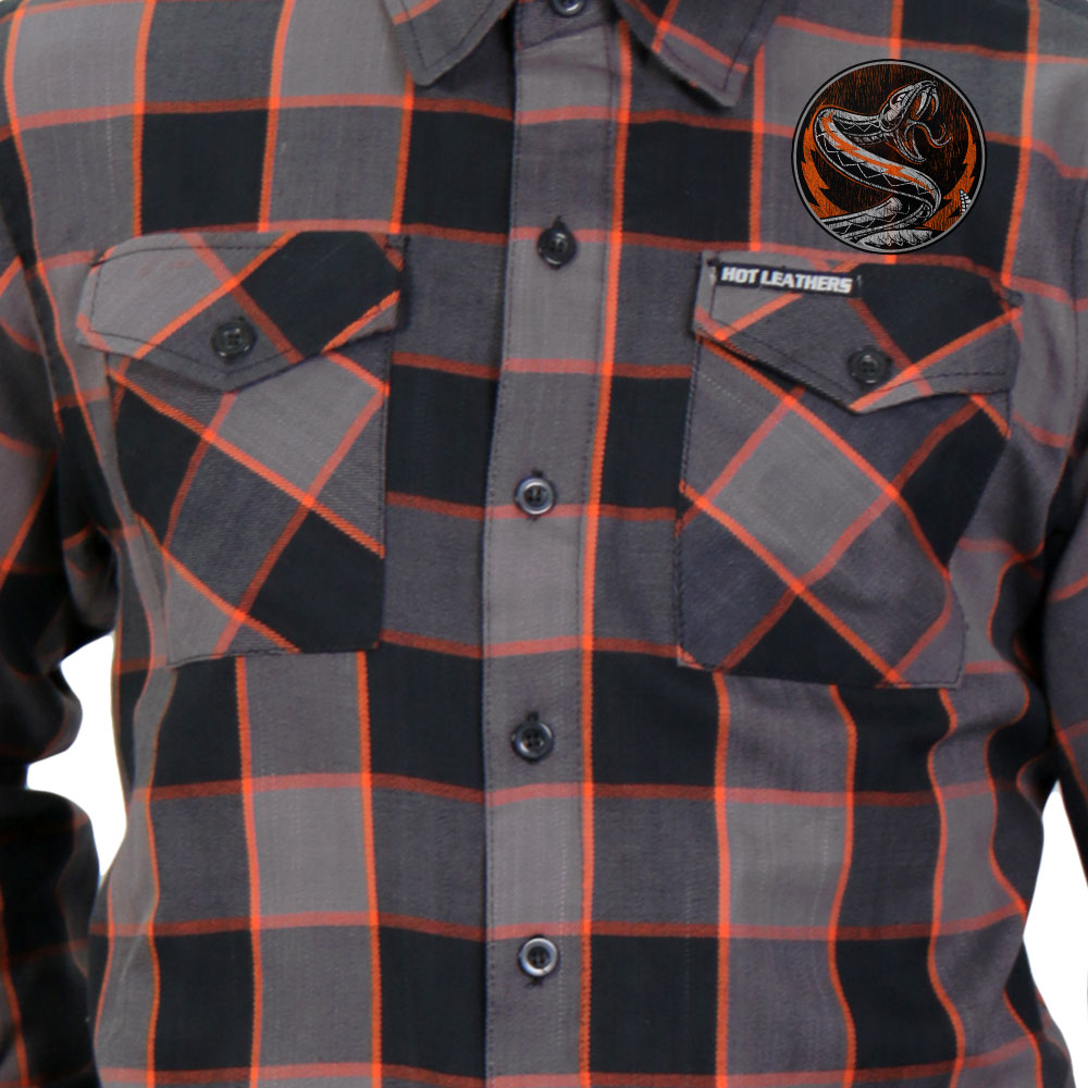 FLM2111 Men's 'Rattler' Flannel Long Sleeve Shirt