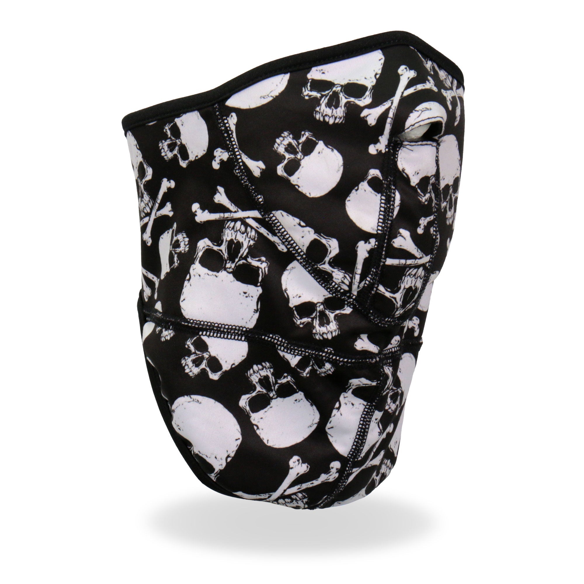 FWC2003 Skull and Crossbones Face Wrap Neck Warmer