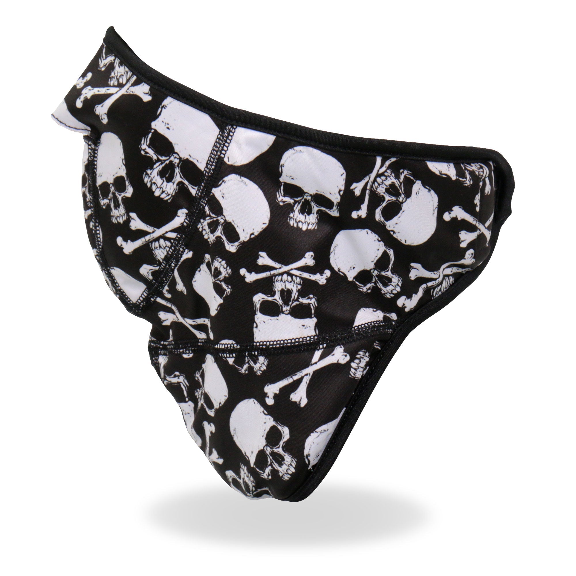 FWC2003 Skull and Crossbones Face Wrap Neck Warmer