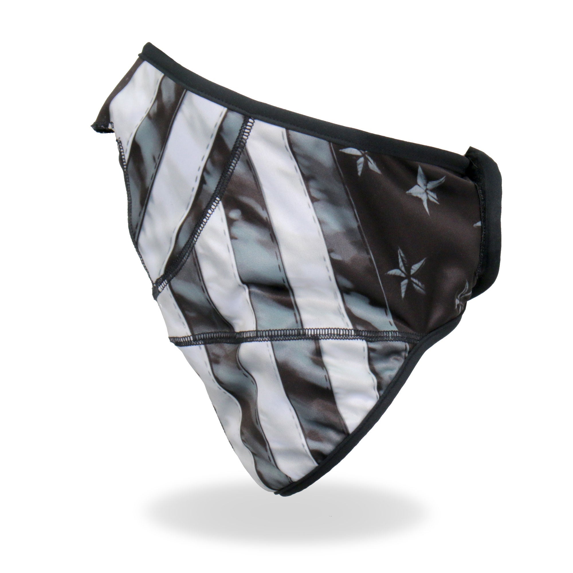 FWC2004 Grey American Flag Face Wrap Neck Warmer