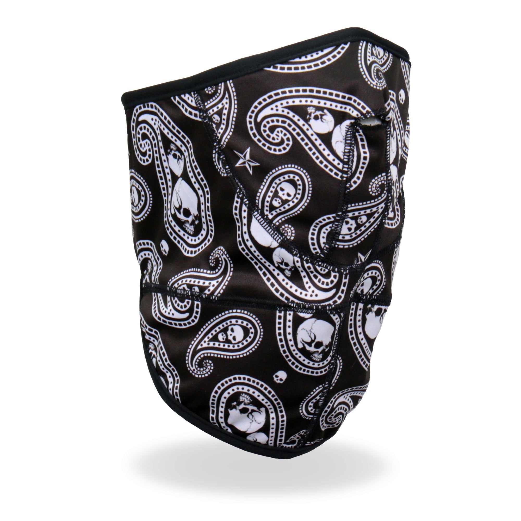 FWC2005 Paisley Skull Face Wrap Neck Warmer