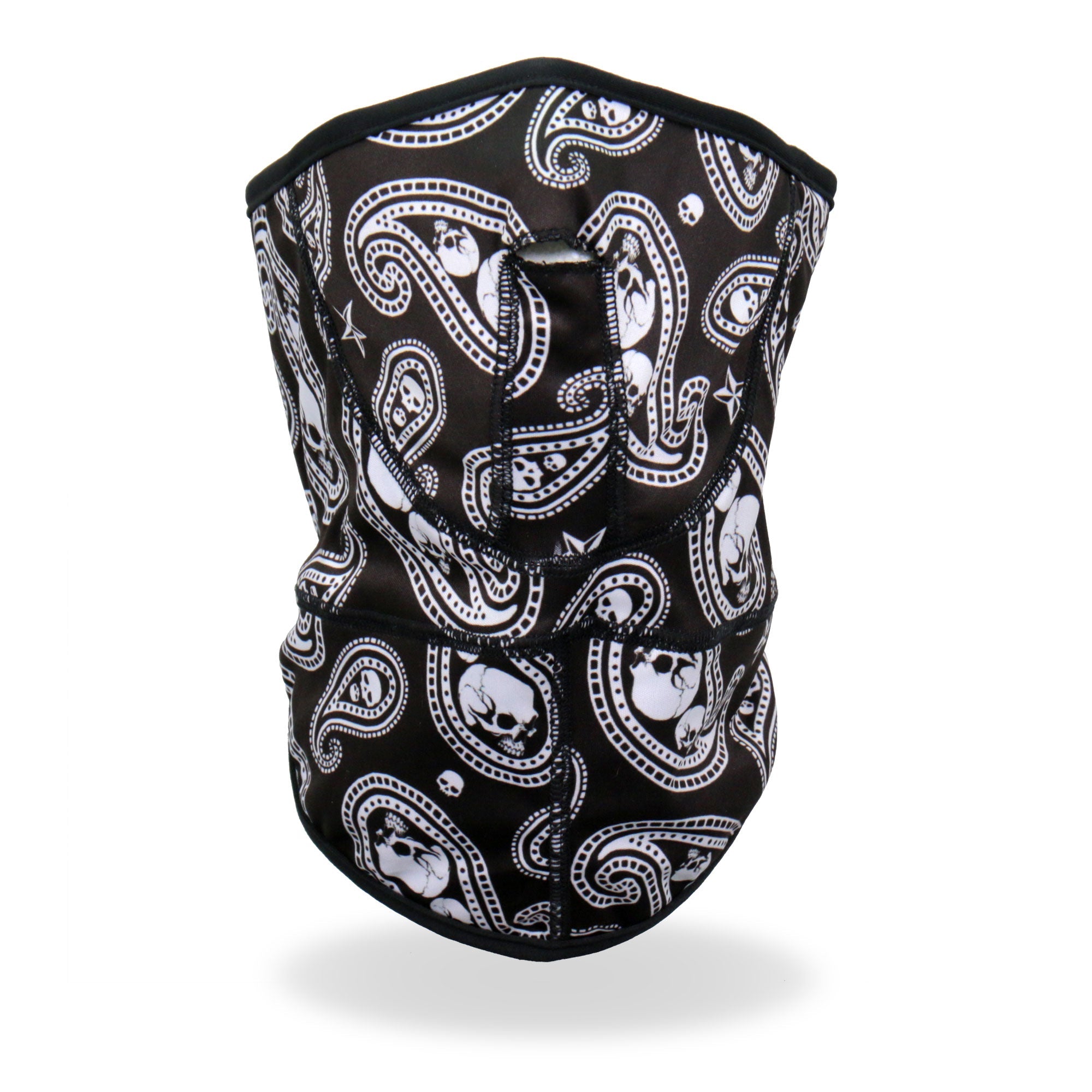 FWC2005 Paisley Skull Face Wrap Neck Warmer