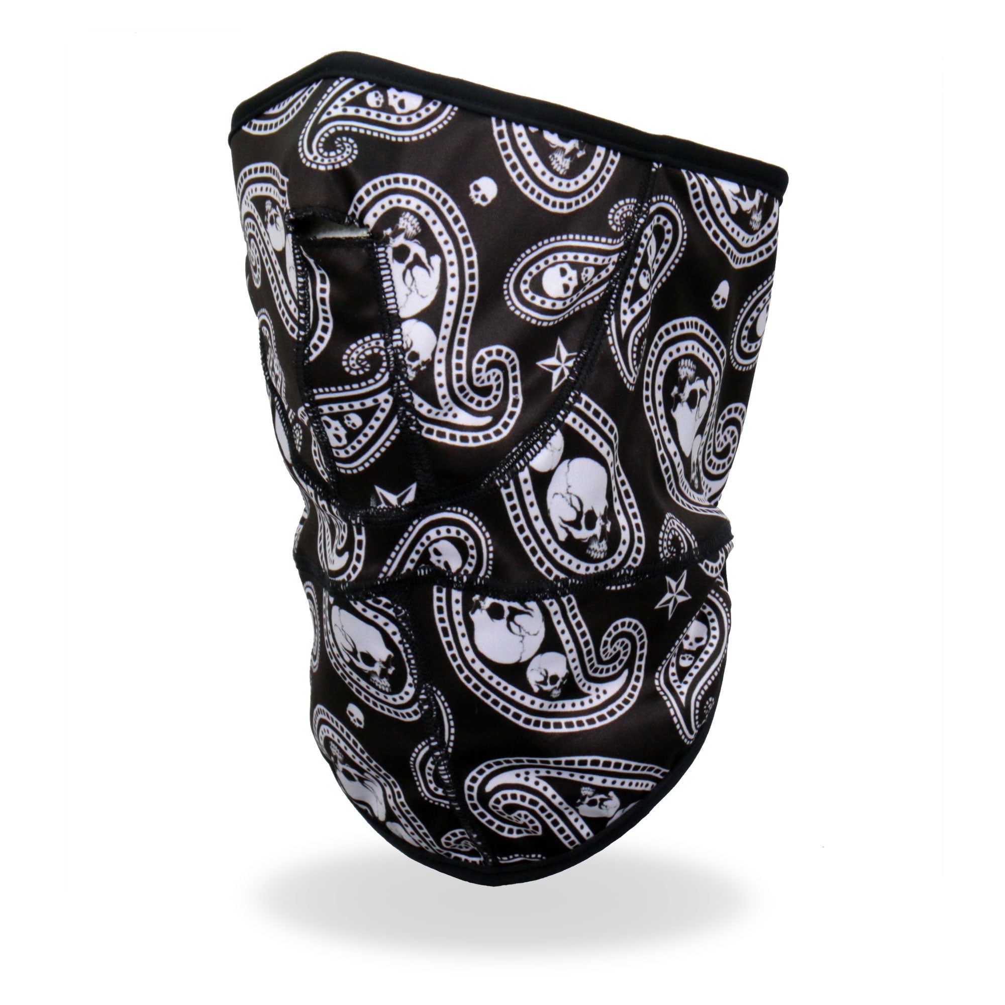FWC2005 Paisley Skull Face Wrap Neck Warmer