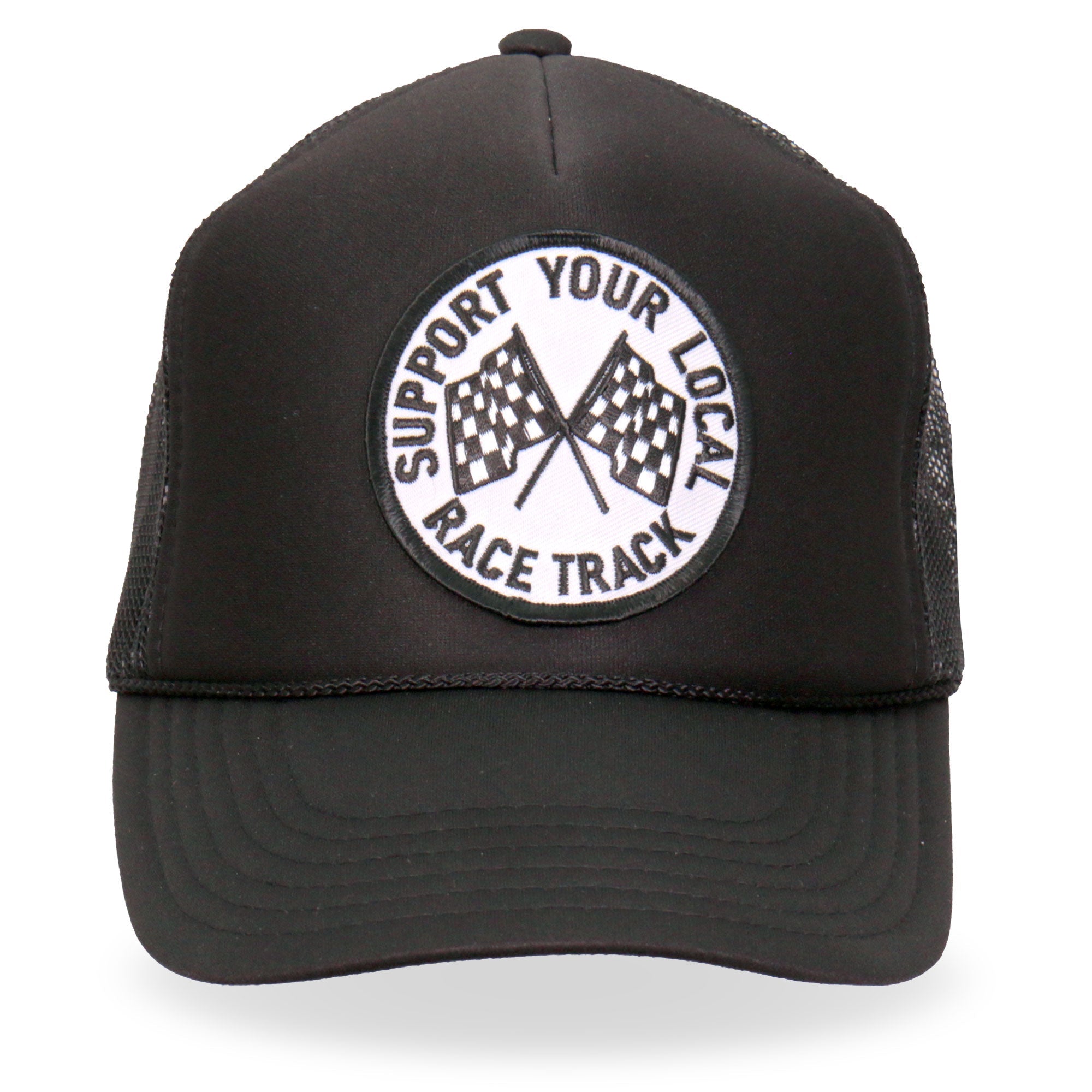 GSH1027 Support Your Local Race Track Trucker Hat