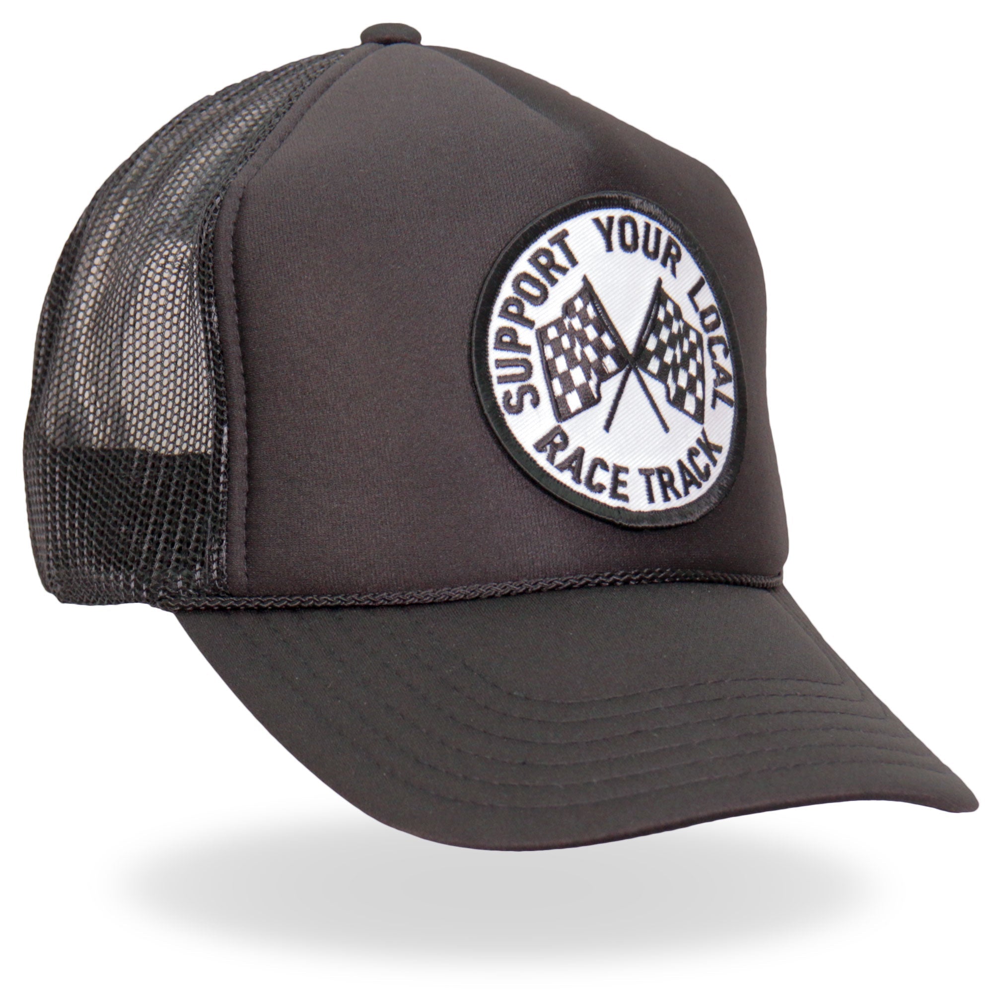 GSH1027 Support Your Local Race Track Trucker Hat