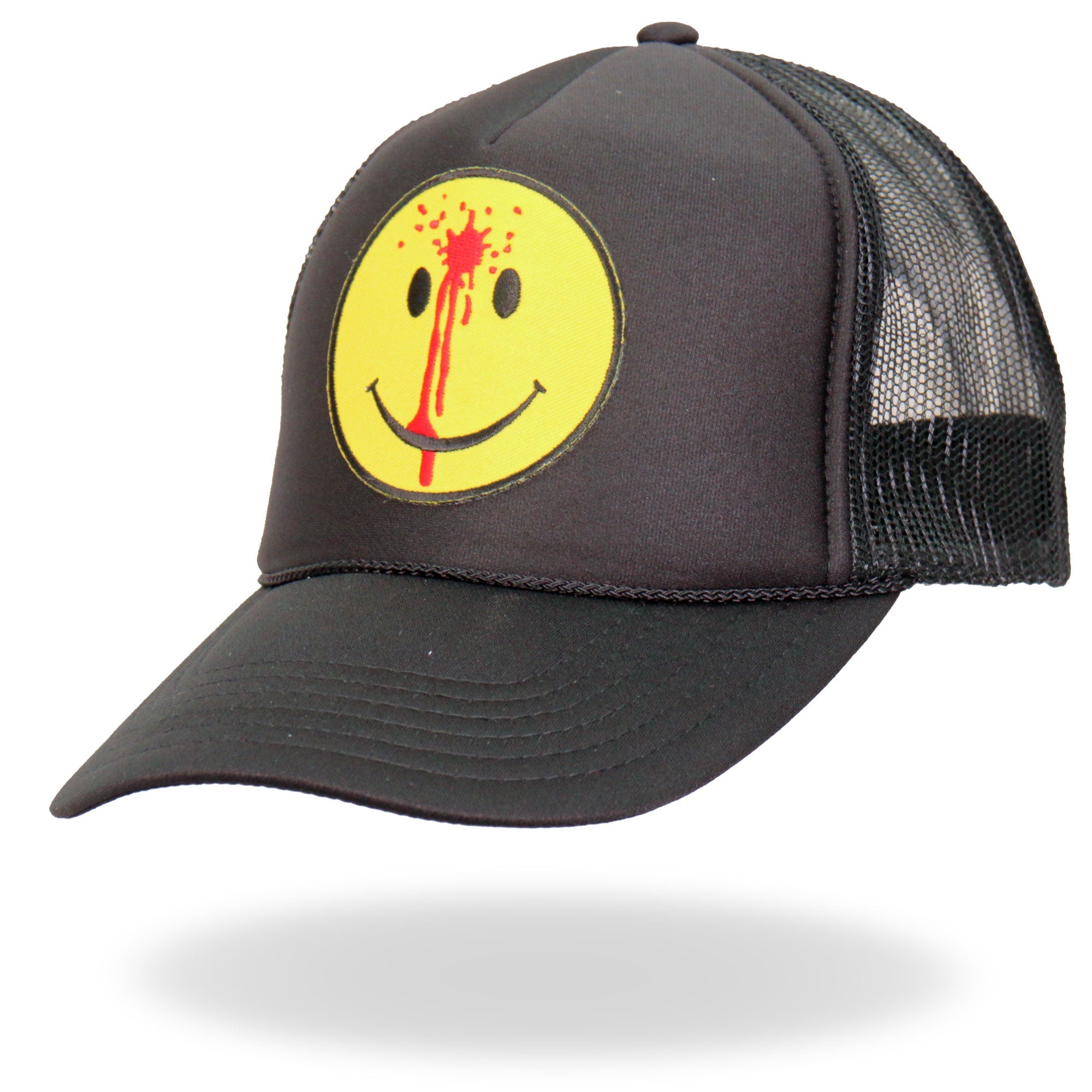 GSH1028 Smiley Face Bullet Trucker Hat