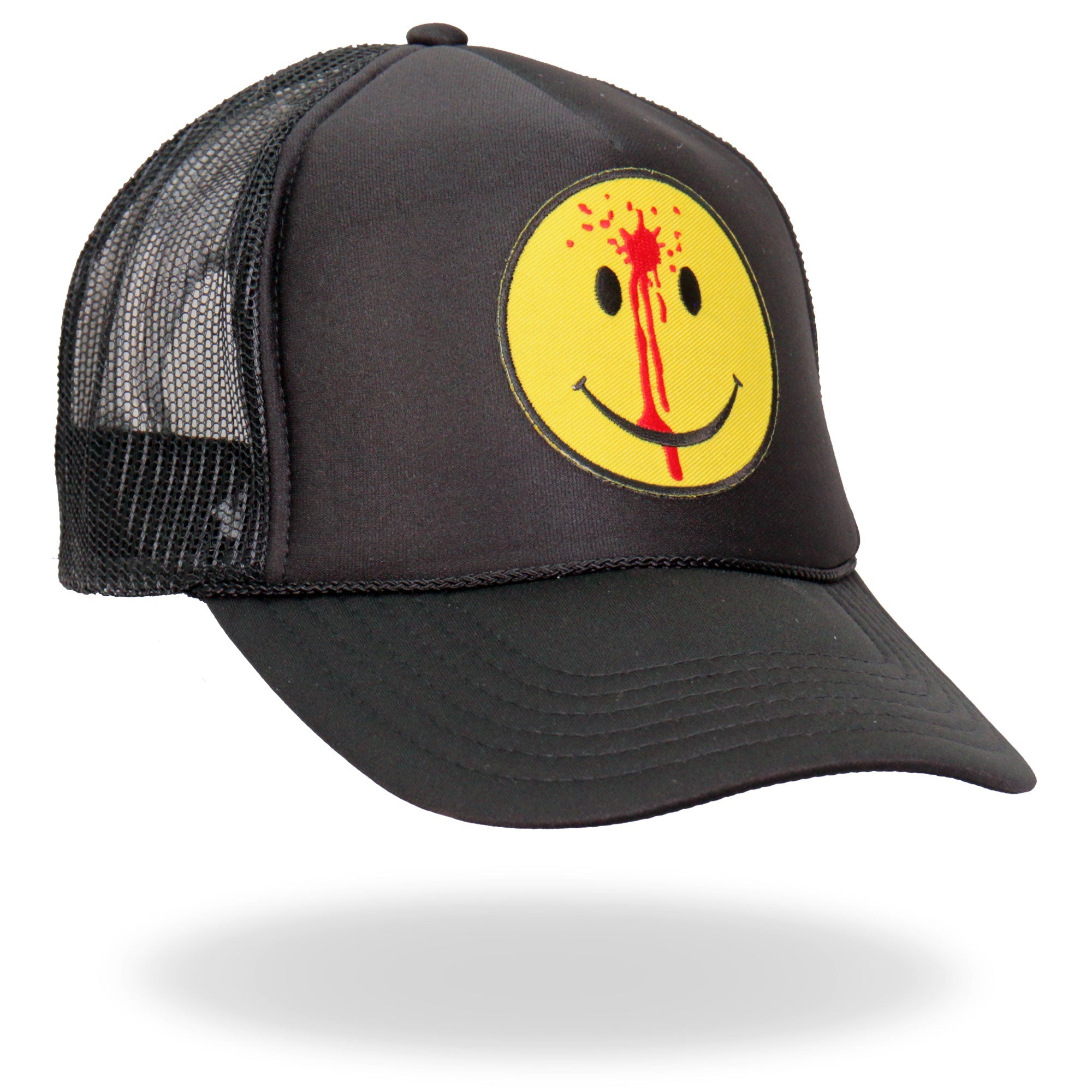 GSH1028 Smiley Face Bullet Trucker Hat