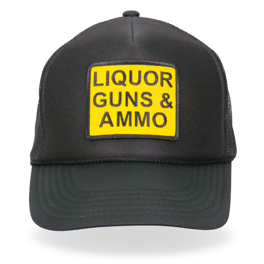 GSH1033 Liquor Guns Ammo Trucker Hat