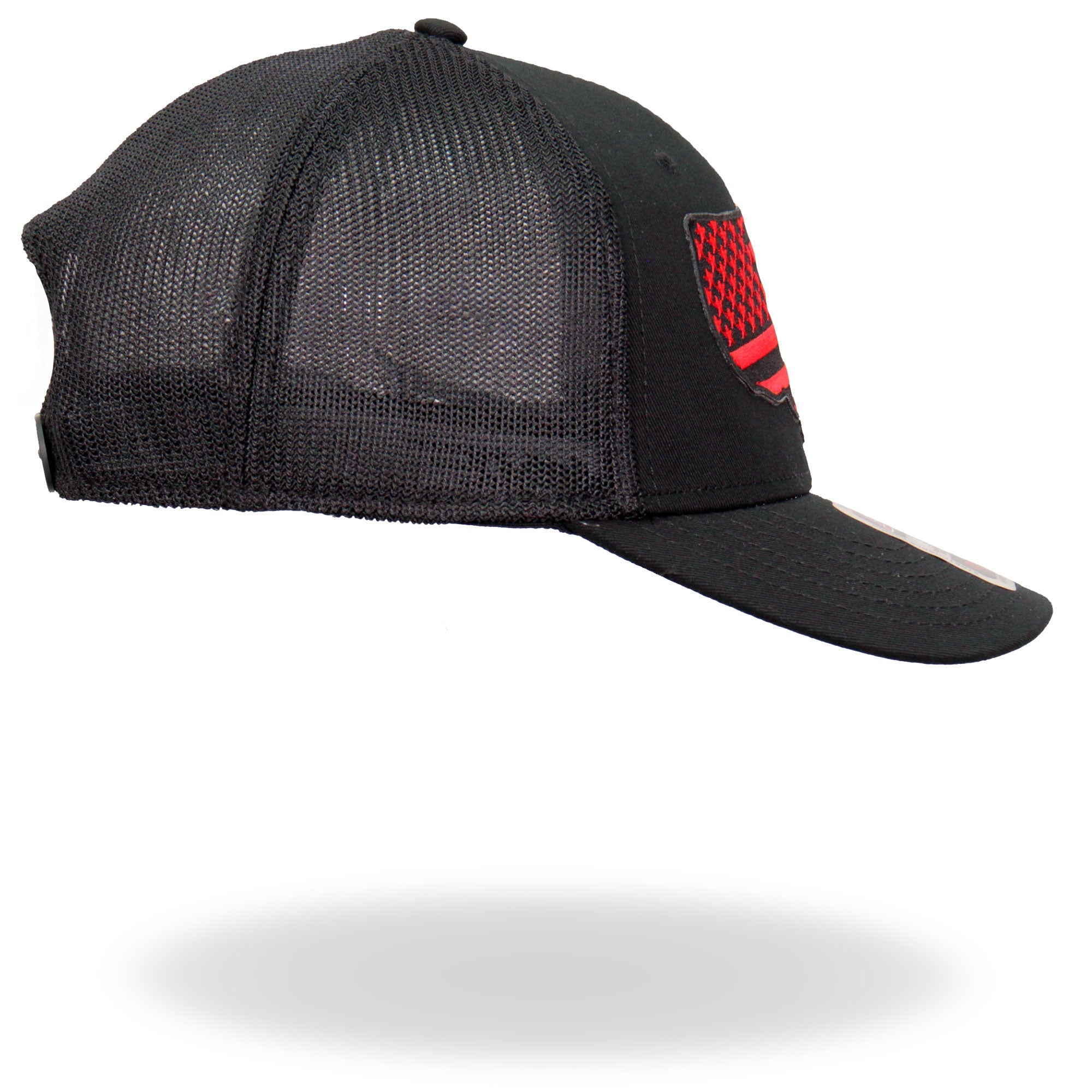 GSH1036 Red Country Flag Trucker Hat