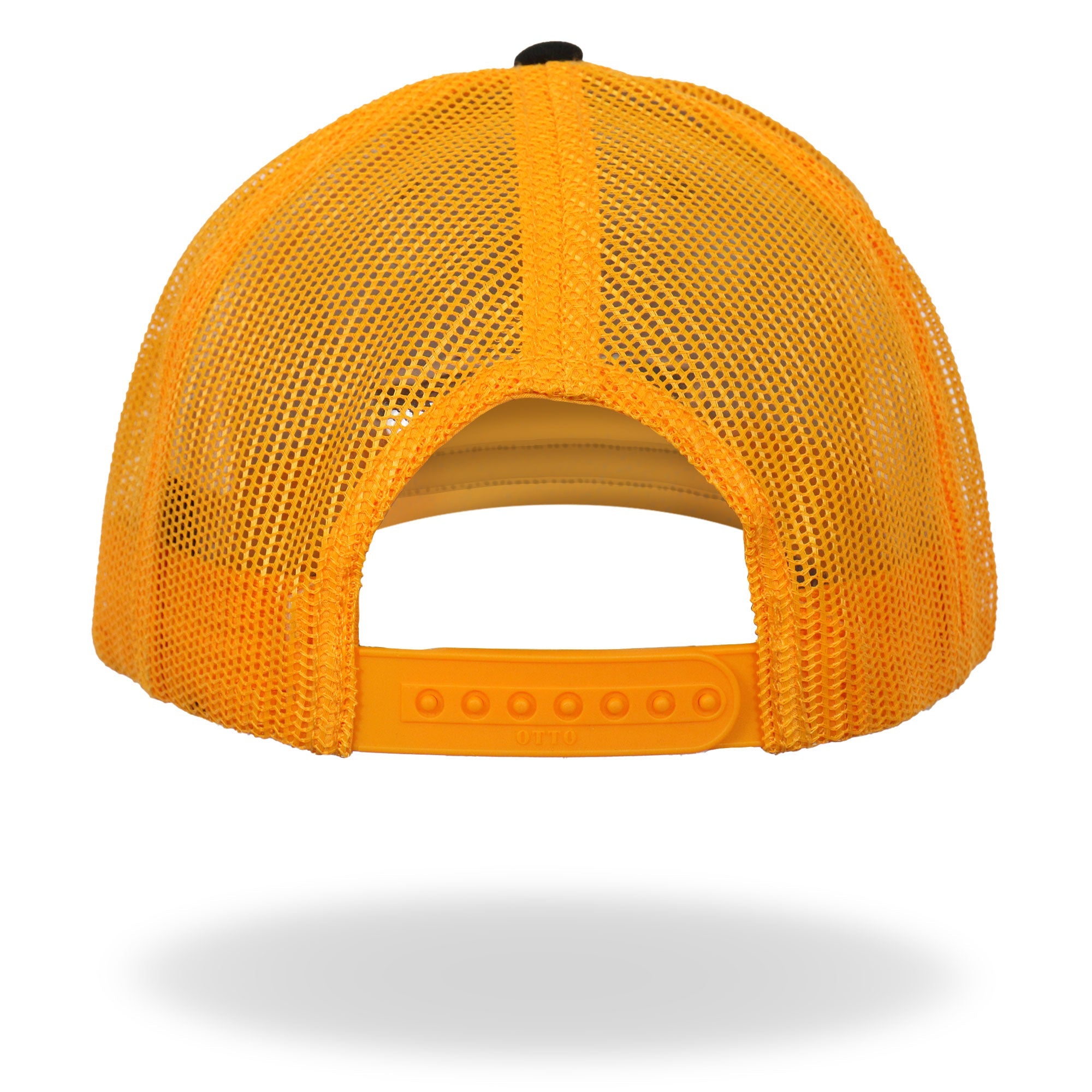 Black And Yellow Trucker Hat Make Me Happy GSH1045