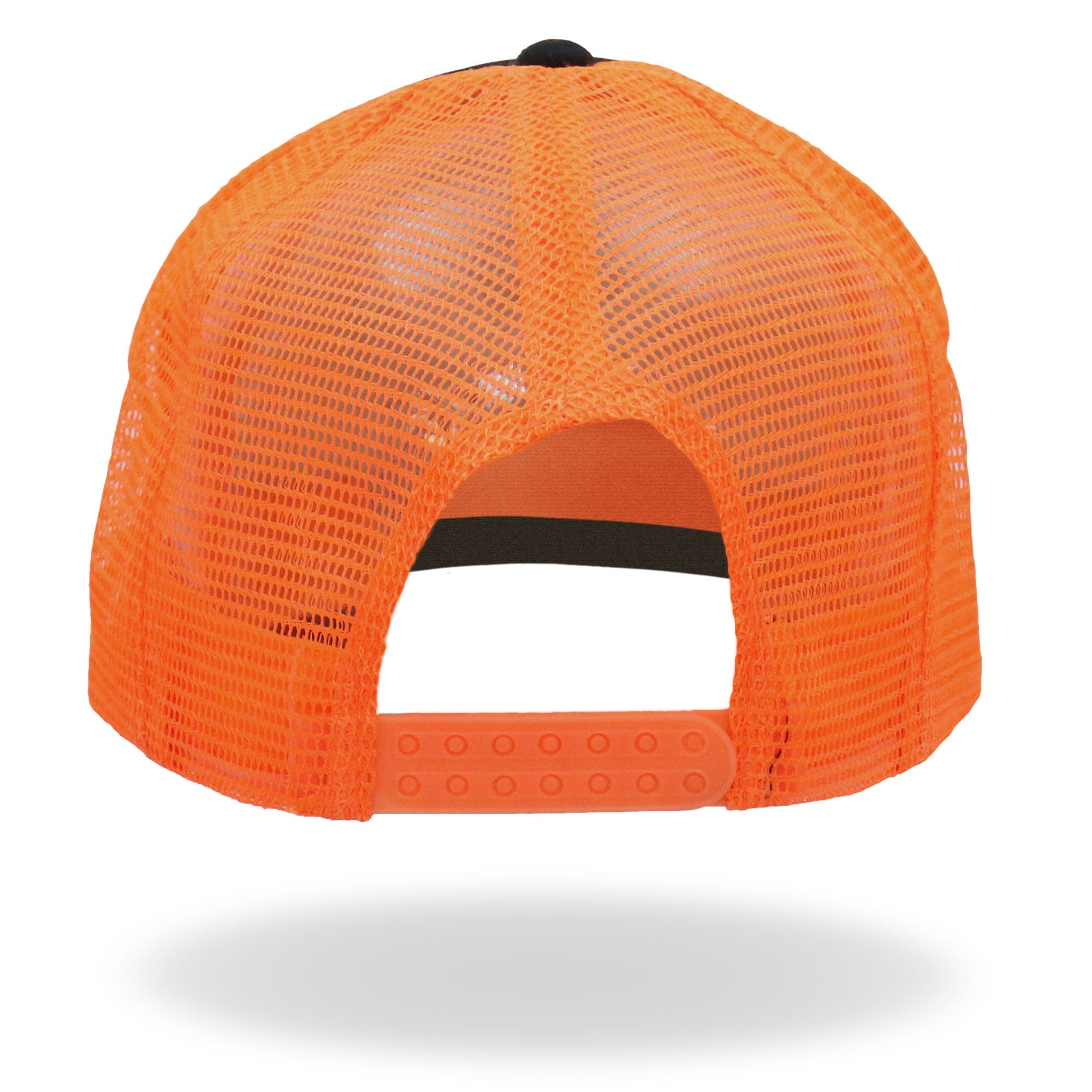 Orange And Black B.A.D.D. Trucker Hat GSH1051