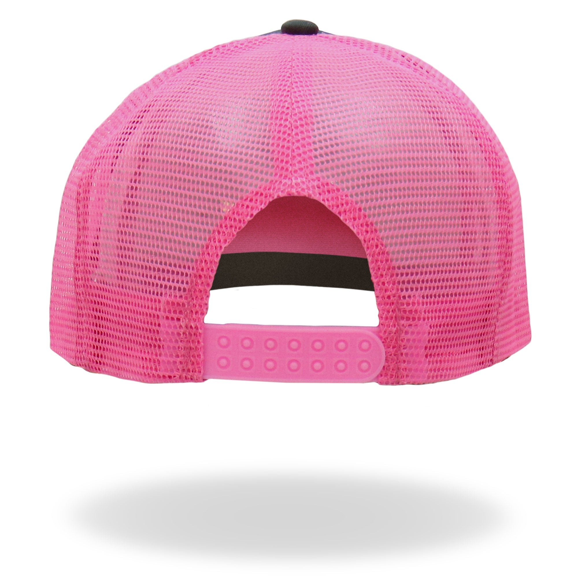 Pink And Black Trucker Hat Skeleton Finger GSH1053