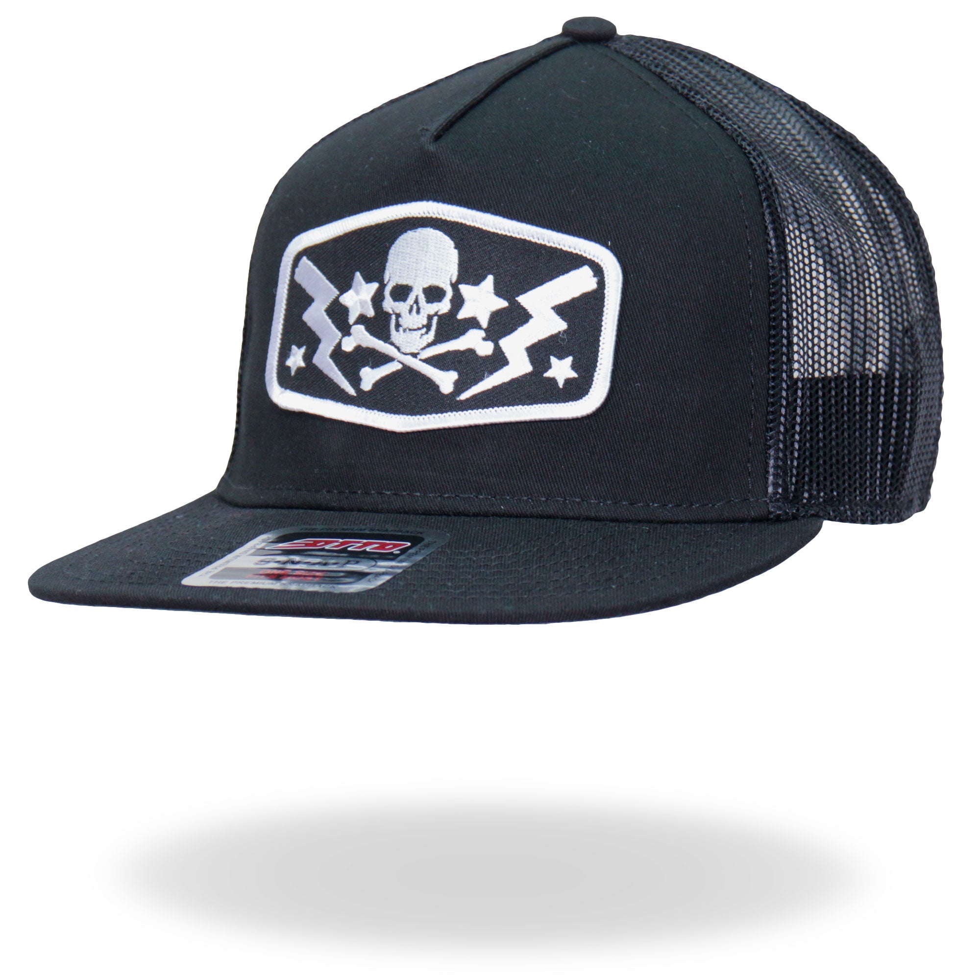 GSH2018 Skull Bolts Snapback Hat