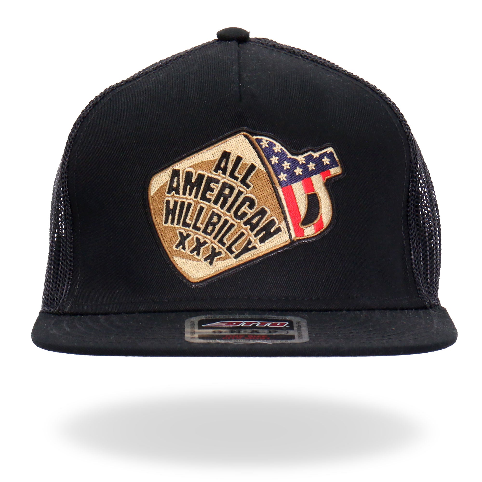 GSH2025 Black All American Hilbilly Snapback
