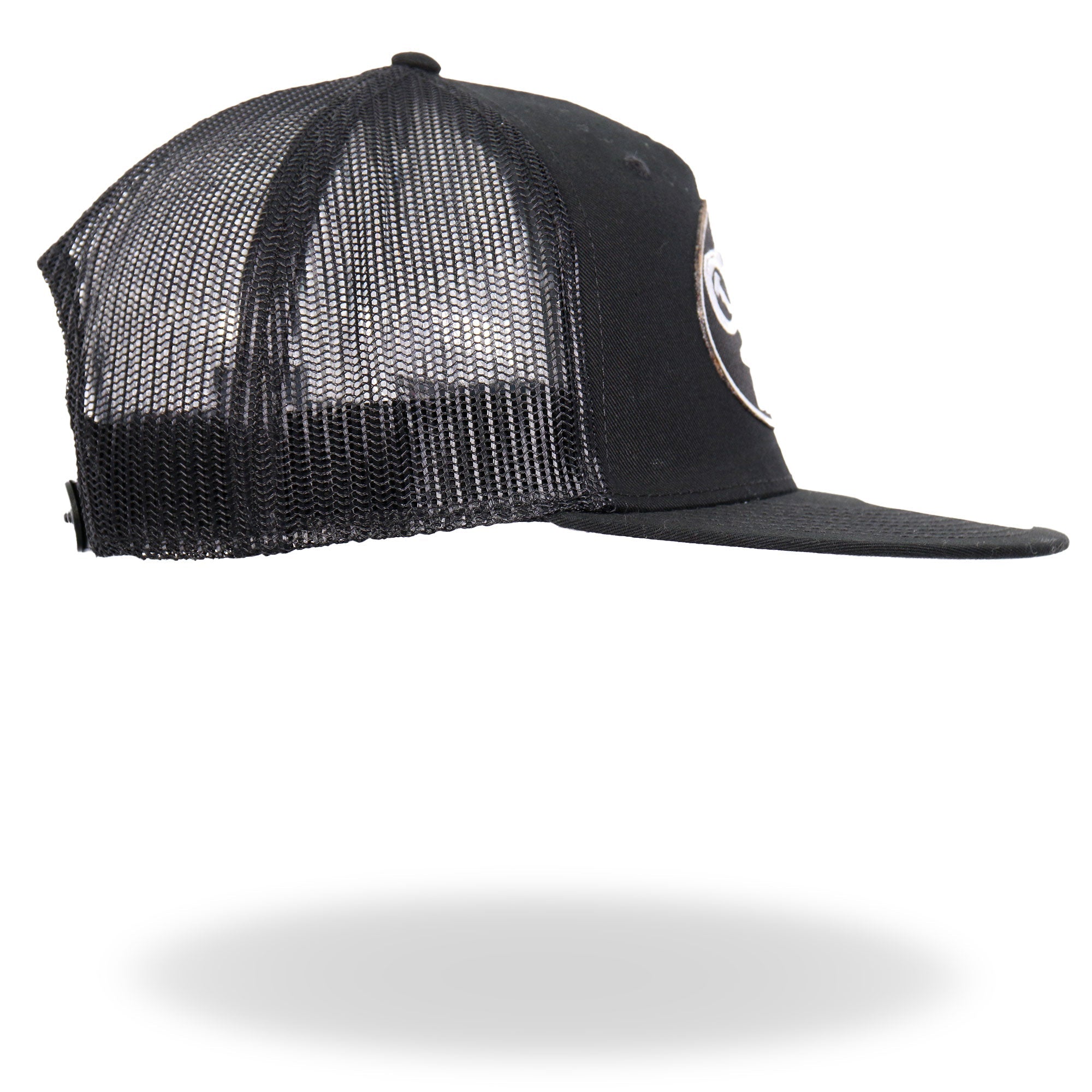 Black And White Talk Shit Get Hit Brass Knuckles Snapback Hat GSH2041