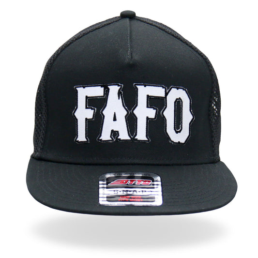 FAFO Snapback Hat with Under Bill Print GSH4005