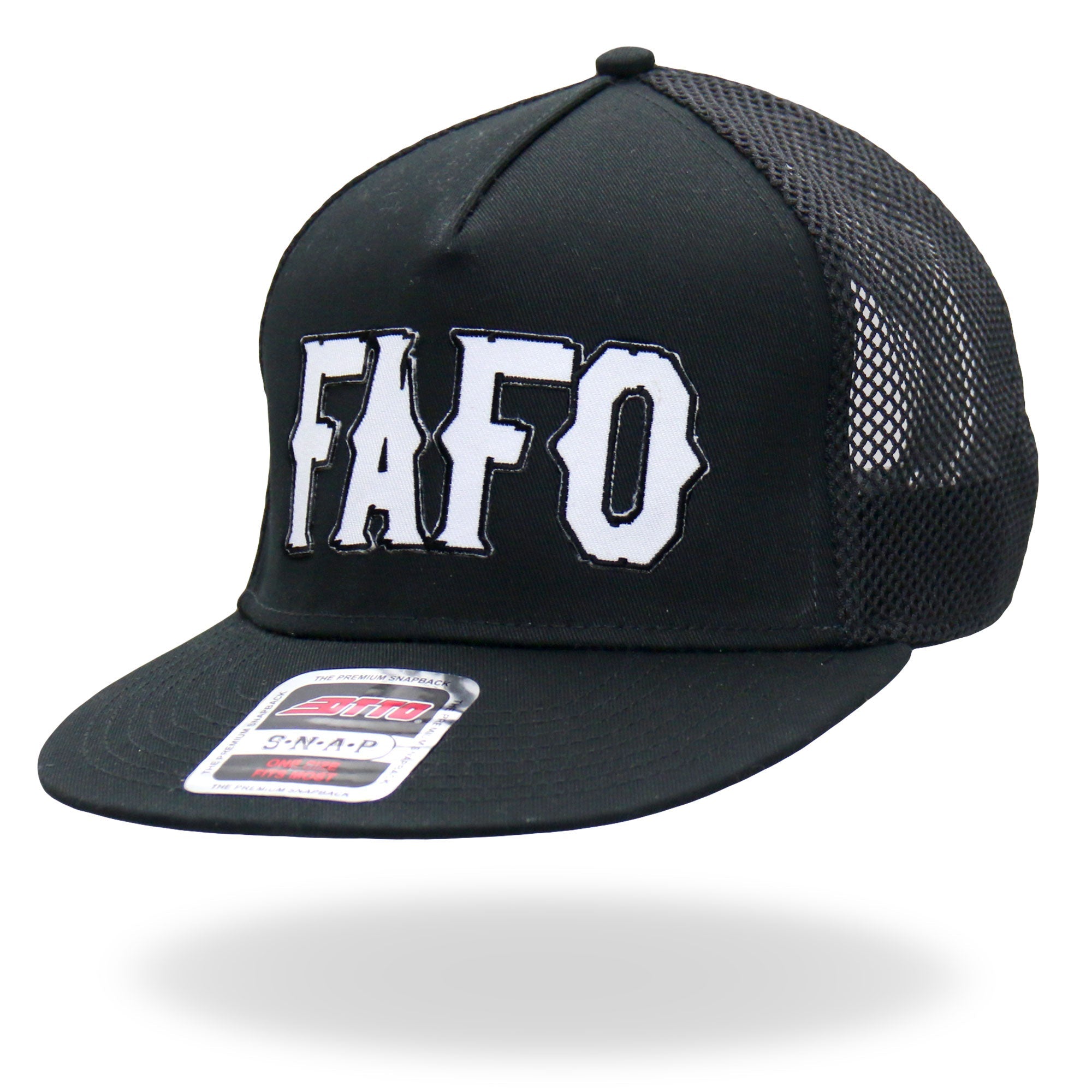 FAFO Snapback Hat with Under Bill Print GSH4005