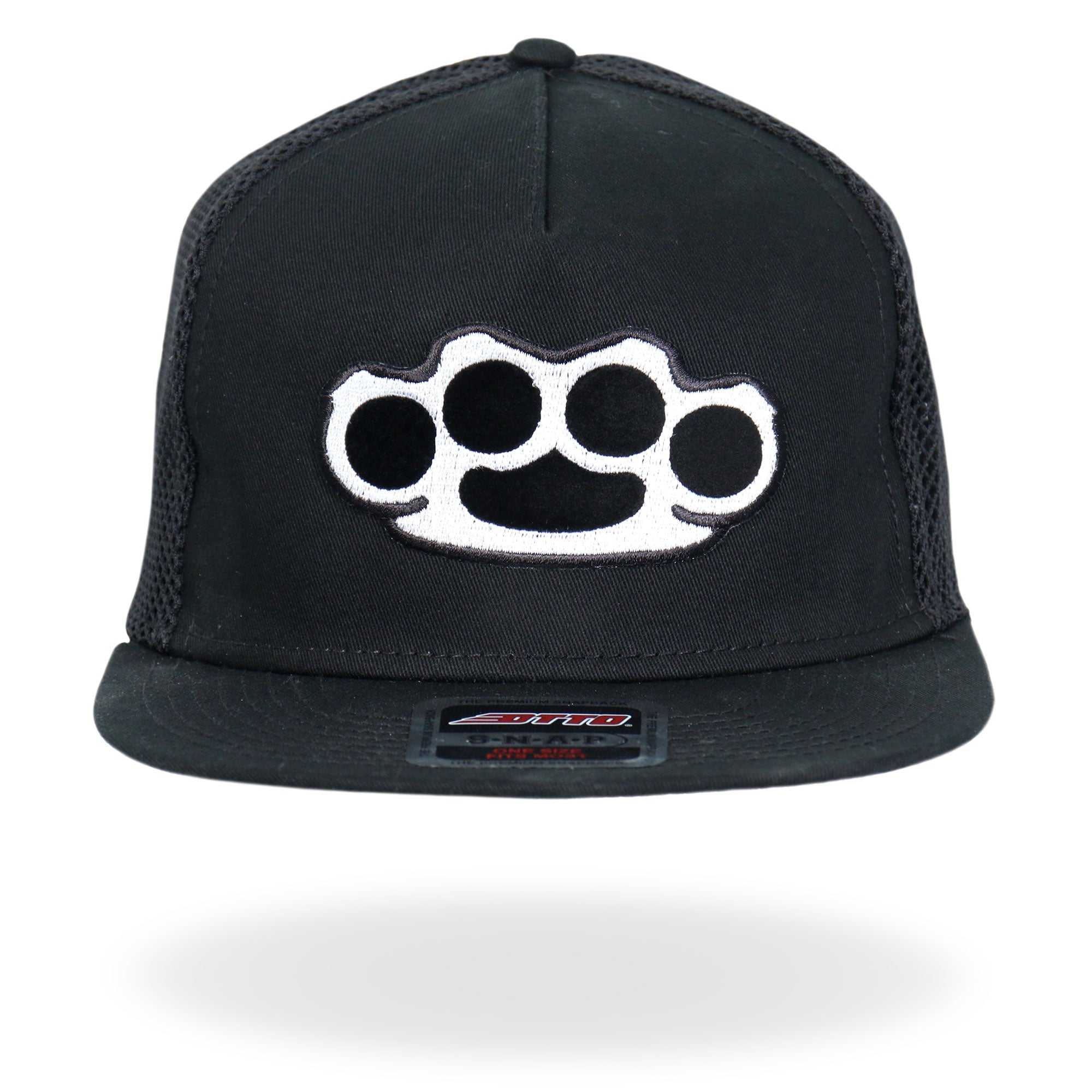 Hardcore Knuckles Black Snap Back Hat GSH4008